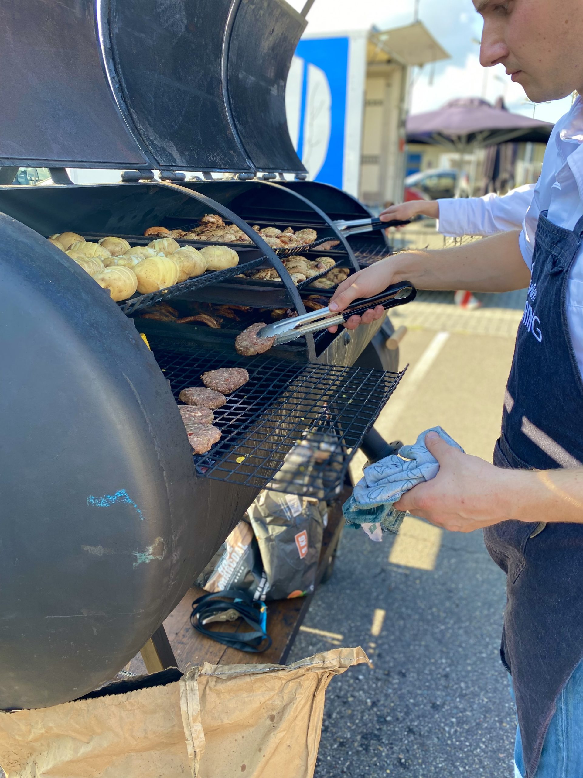 Barbecue Amerikaanse smoker